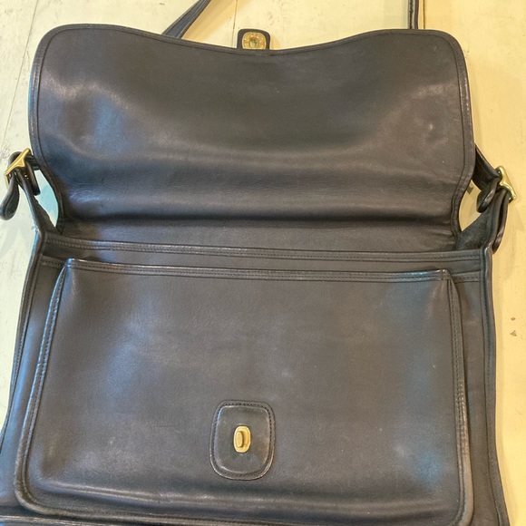 Vintage coach satchel black - Picture 3 of 8